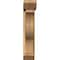 Ekena Millwork Funston Slat Rough Sawn Bracket w/ Offset Brace, Western Red Cedar, 6"W x 22"D x 30"H BKT0604X22X30FST06RWR - alternate 4